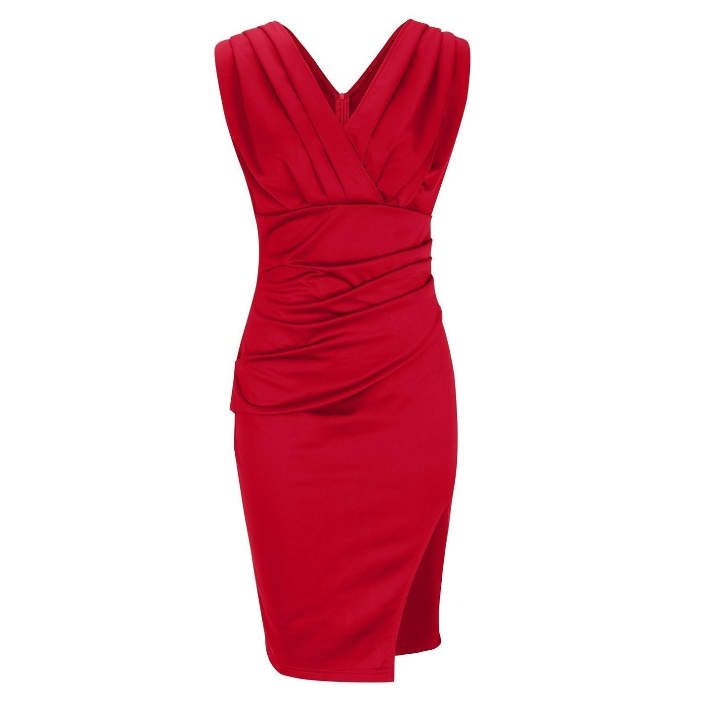 Celina™ | Rochie de cocktail cu design plisat
