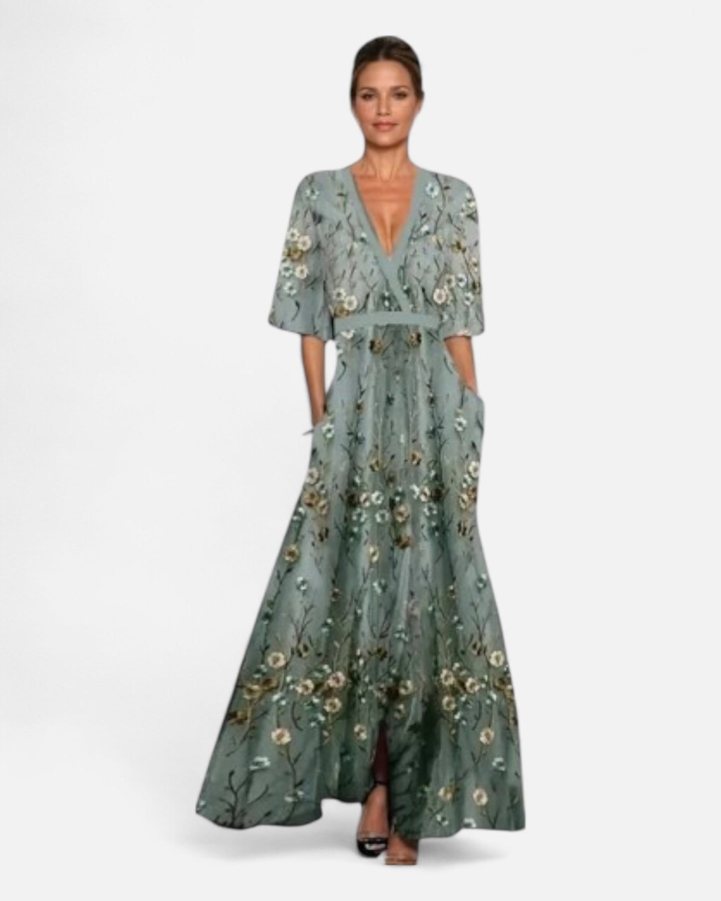 Amara | Rochie Florală Atemporală
