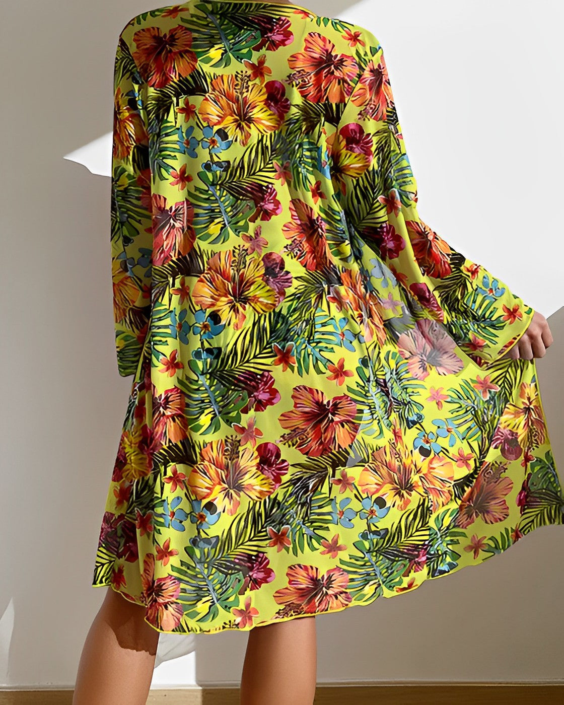 Jana™ – Set Bikini cu Kimono de Plajă