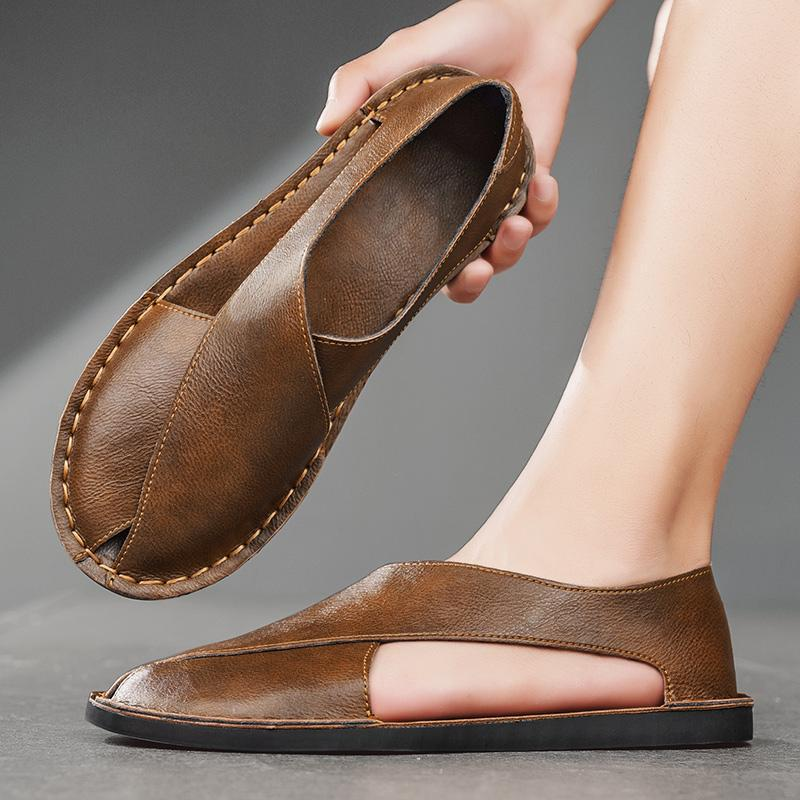 Lucian™ – Sandale din Piele Naturală pentru Bărbați