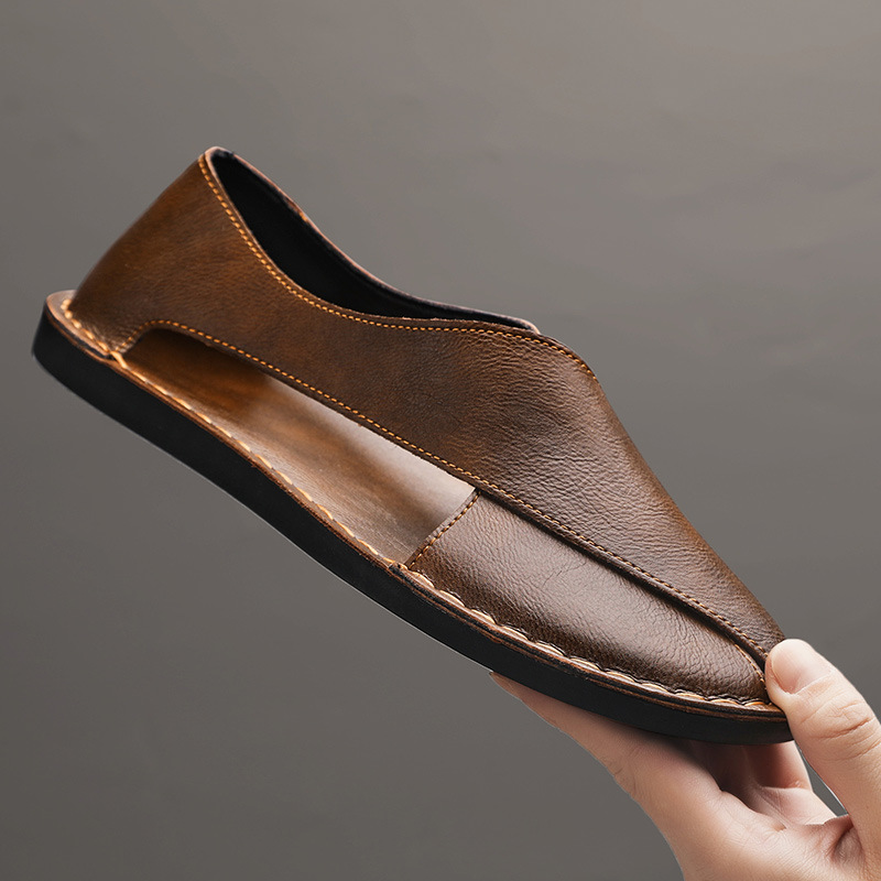 Lucian™ – Sandale din Piele Naturală pentru Bărbați