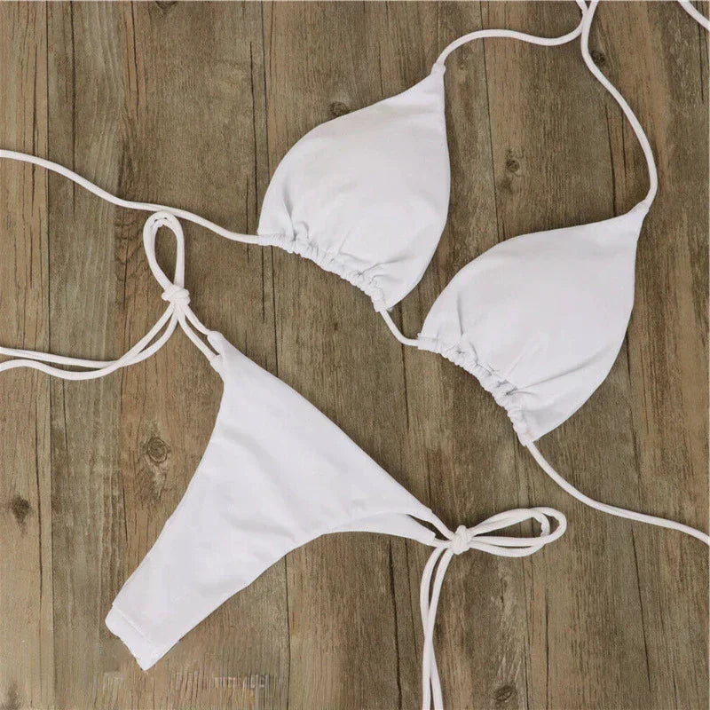 Ana-Maria™ – Bikini în Două Piese cu Prindere după Gât