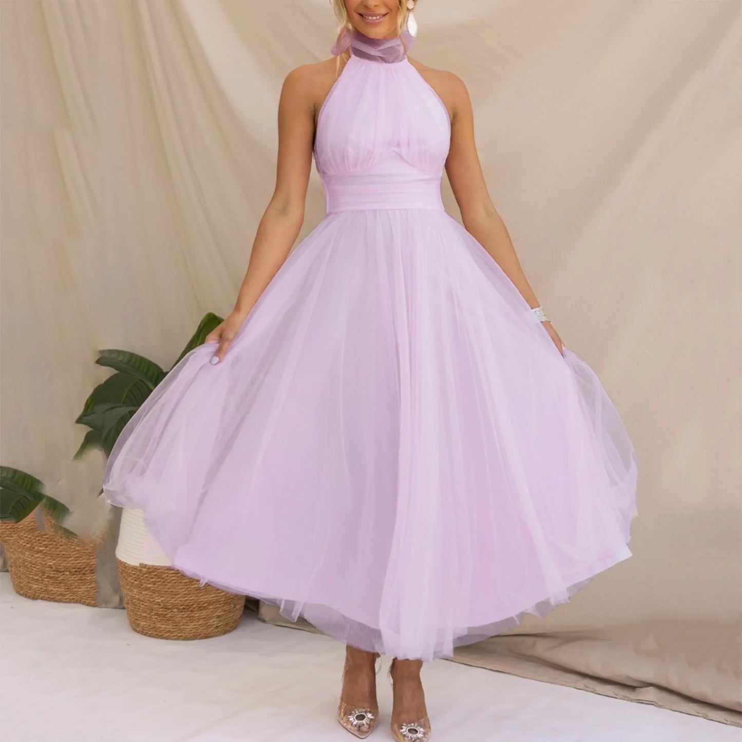 Coraline - Rochie Elegantă Fără Mâneci