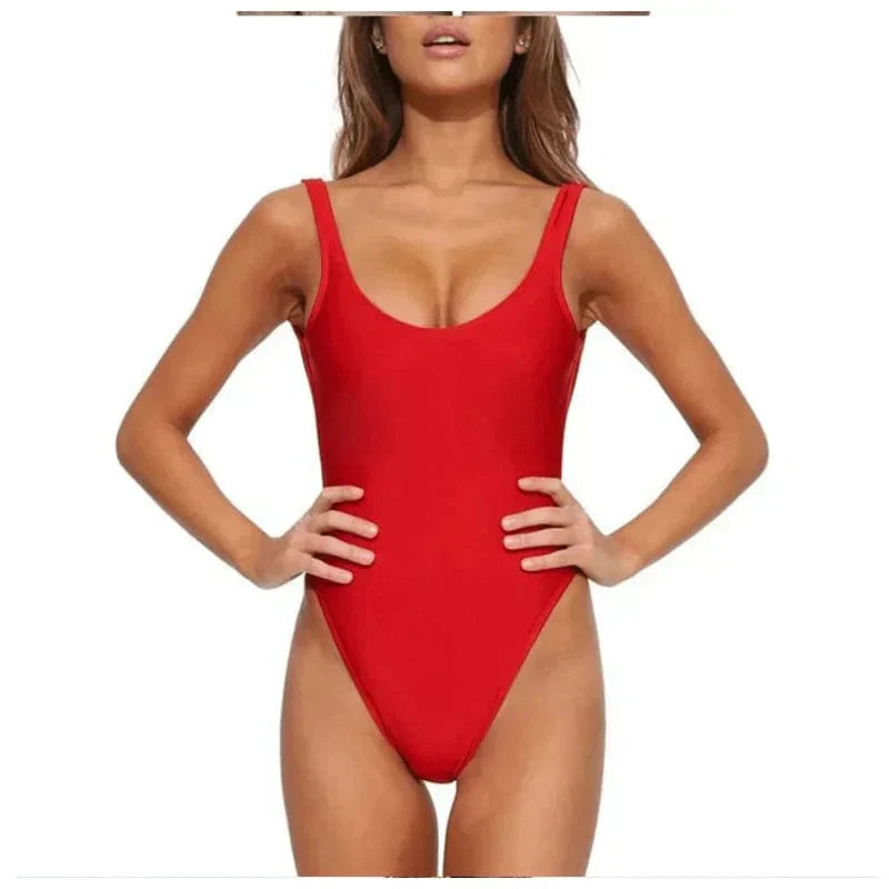Natalia™ – Costum de Baie Întreg, Decupat la Spate