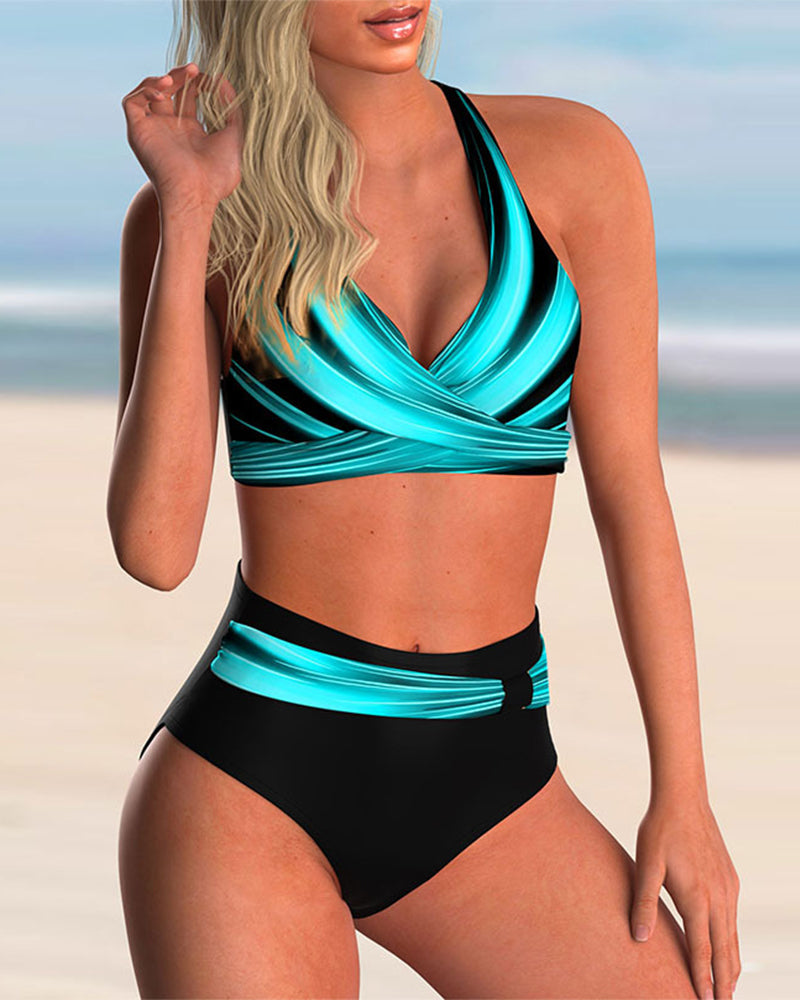 Victoria™ – Set Bikini cu Detaliu în X
