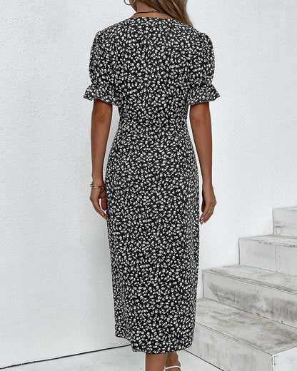 Sophie | Rochie cu mânecă scurtă