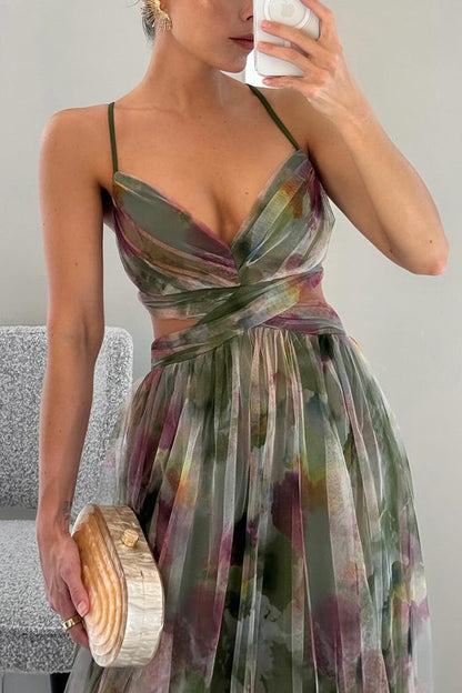 Arabel - Maxivizită elegantă cu motiv floral