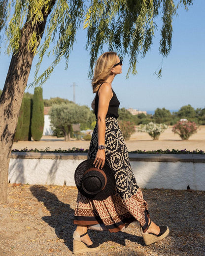 Aura™ | Fustă lungă Boho Hily