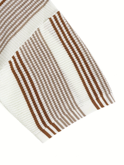 Avram - Cămașă Casual Cu Dungi Si Nasturi