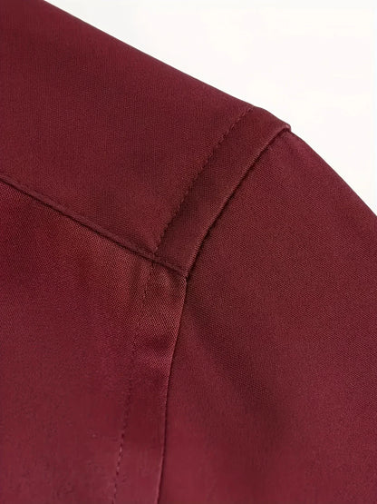 Byron - Cămașă Elegantă Cu Mâneci Lungi și Nasturi