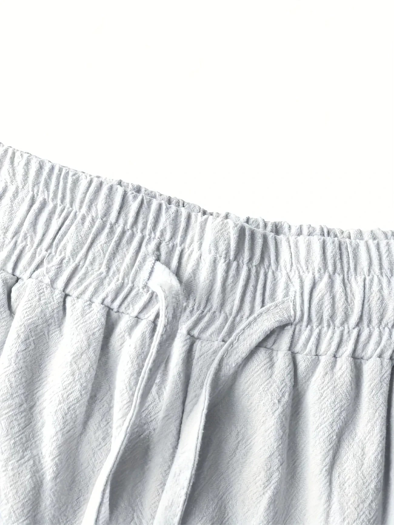 Callan - Pantaloni Scurți Casual Din In Cu Buzunar