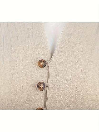 Shayne - Bumbac Ușor și Lenjerie Mâneci lungi Cămașă