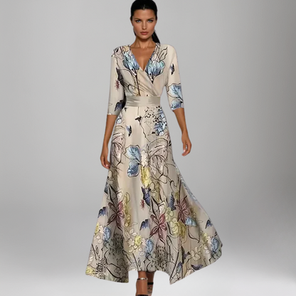 Ella™ | Rochie maxi cu legare