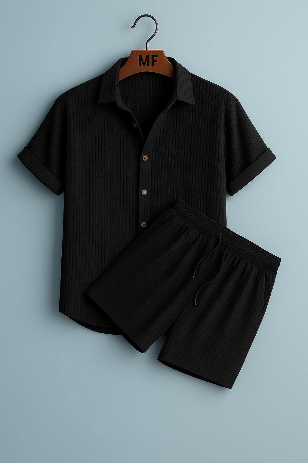 Palmer - Setați Casuală De Vară Din Două Piese Cu Mânecă Scurtă