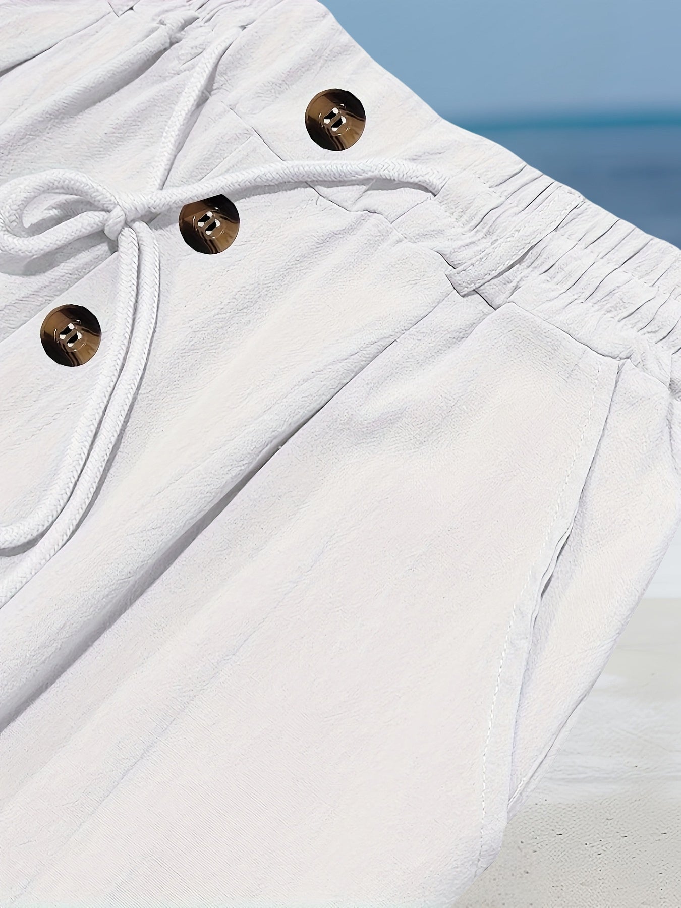 Aznar - Pantaloni Dezinvolt Din In Elastice