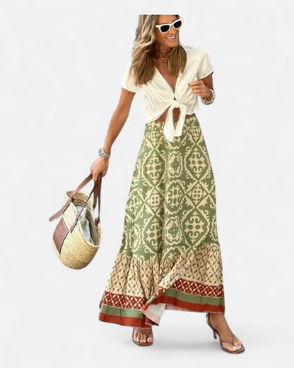 Aura™ | Fustă lungă Boho Hily