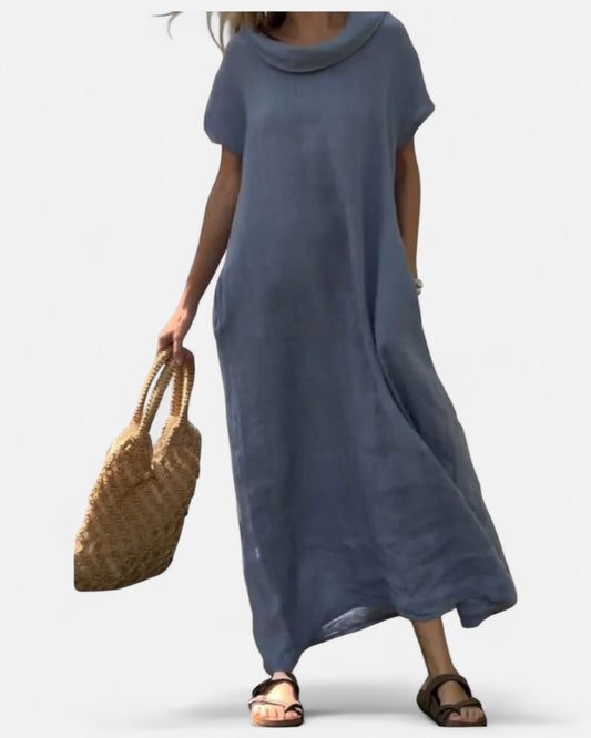 Iona™ | Rochie Elegantă cu Efect de In și Guler Stilat