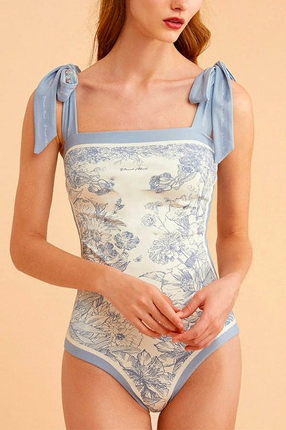 Nicoleta™ – Costum de Baie Elegant cu Imprimeu Floral