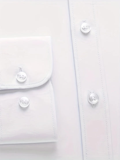 Ezra - Cămașă Elegantă Croială Slim Cu Nasturi