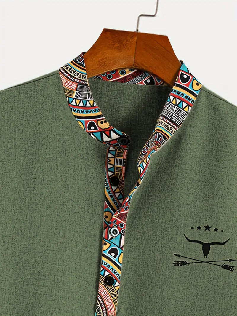 Murat - Cămașă Elegantă Cu Mâneci Scurte