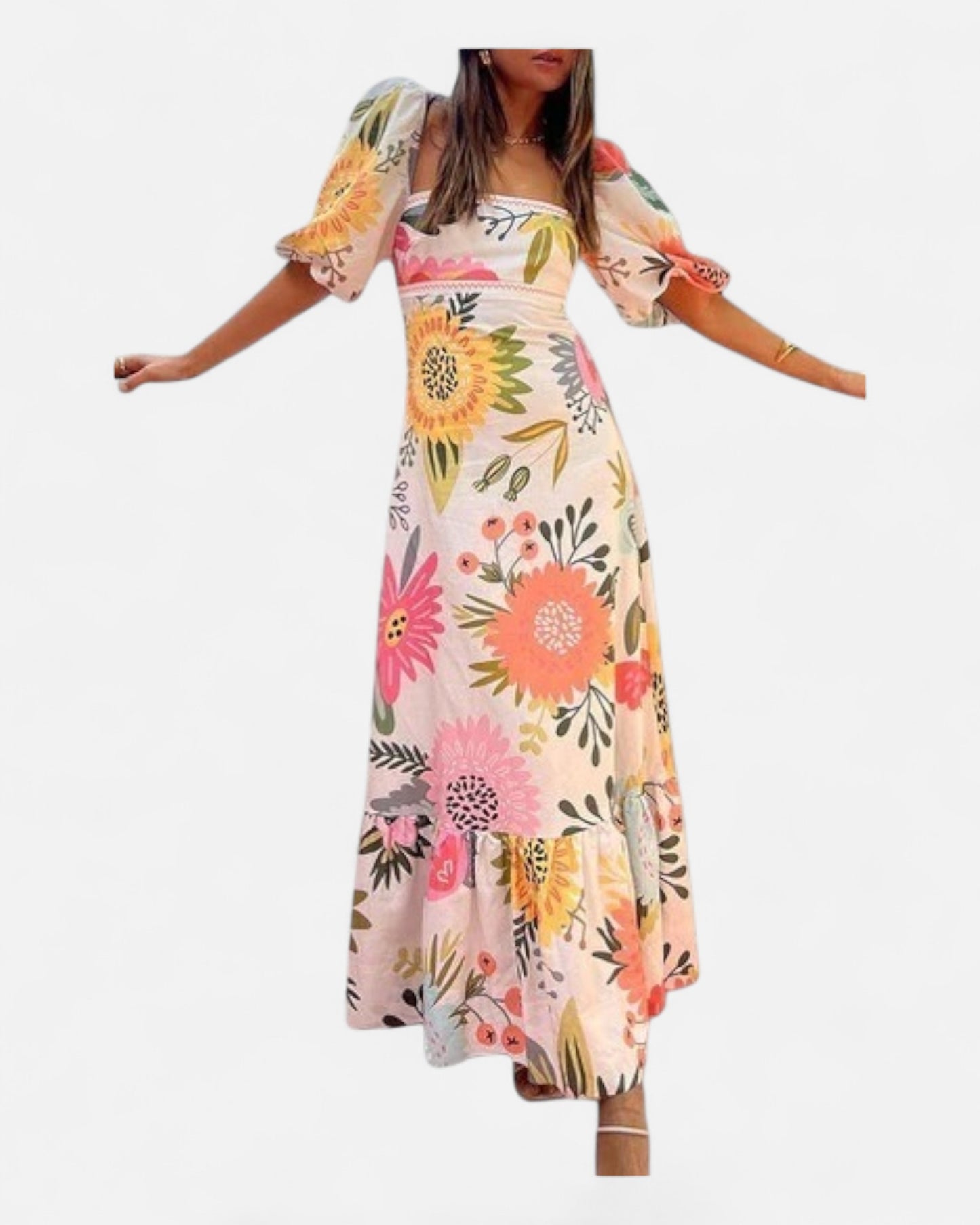 Nordlys™ | Rochie Maxi cu Print