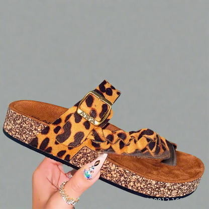 Josepha | Papuci din piele confortabili din materiale de înaltă calitate pentru vară