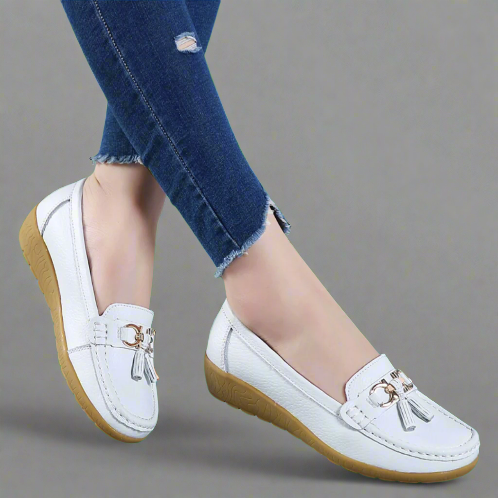 Adeltraut | Mocasi din piele confortabili, lucrati manual