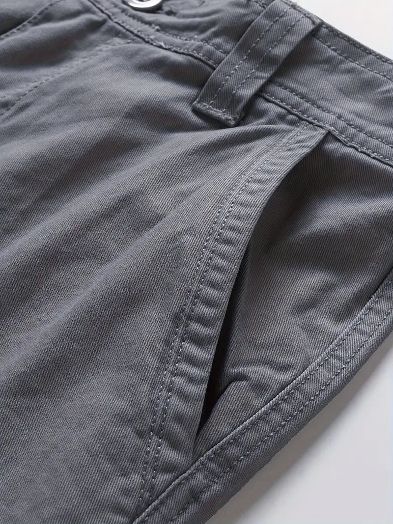 Mauro - Pantaloni Scurți Eleganți Cu Buzunare Multipl