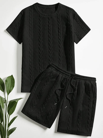 Archie - Set Casual Din Două Piese Tricotate