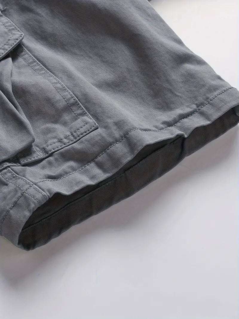 Mauro - Pantaloni Scurți Eleganți Cu Buzunare Multipl