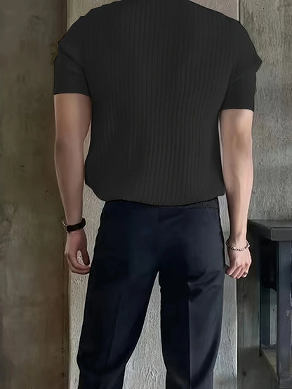 Avgustin - Tricou Polo Casual Cu Mâneci Scurte