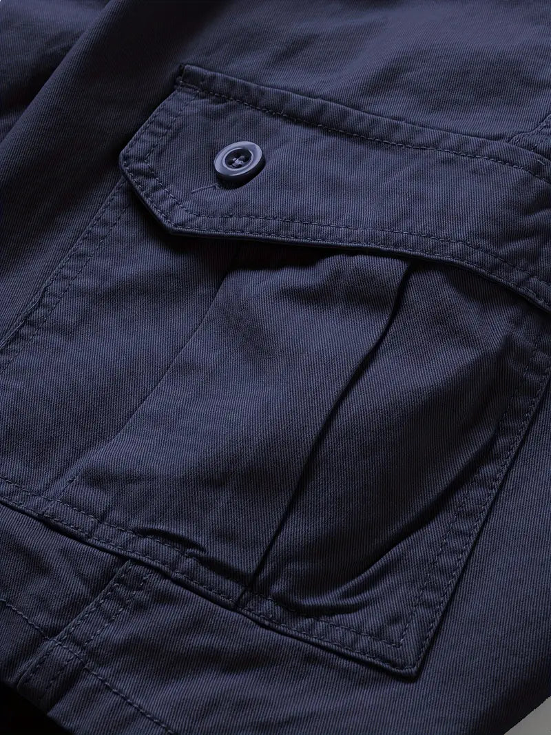 Mauro - Pantaloni Scurți Eleganți Cu Buzunare Multipl