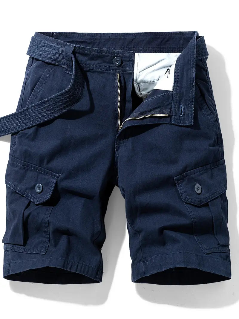 Mauro - Pantaloni Scurți Eleganți Cu Buzunare Multipl