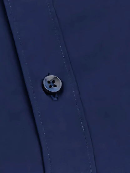 Ezra - Cămașă Elegantă Croială Slim Cu Nasturi