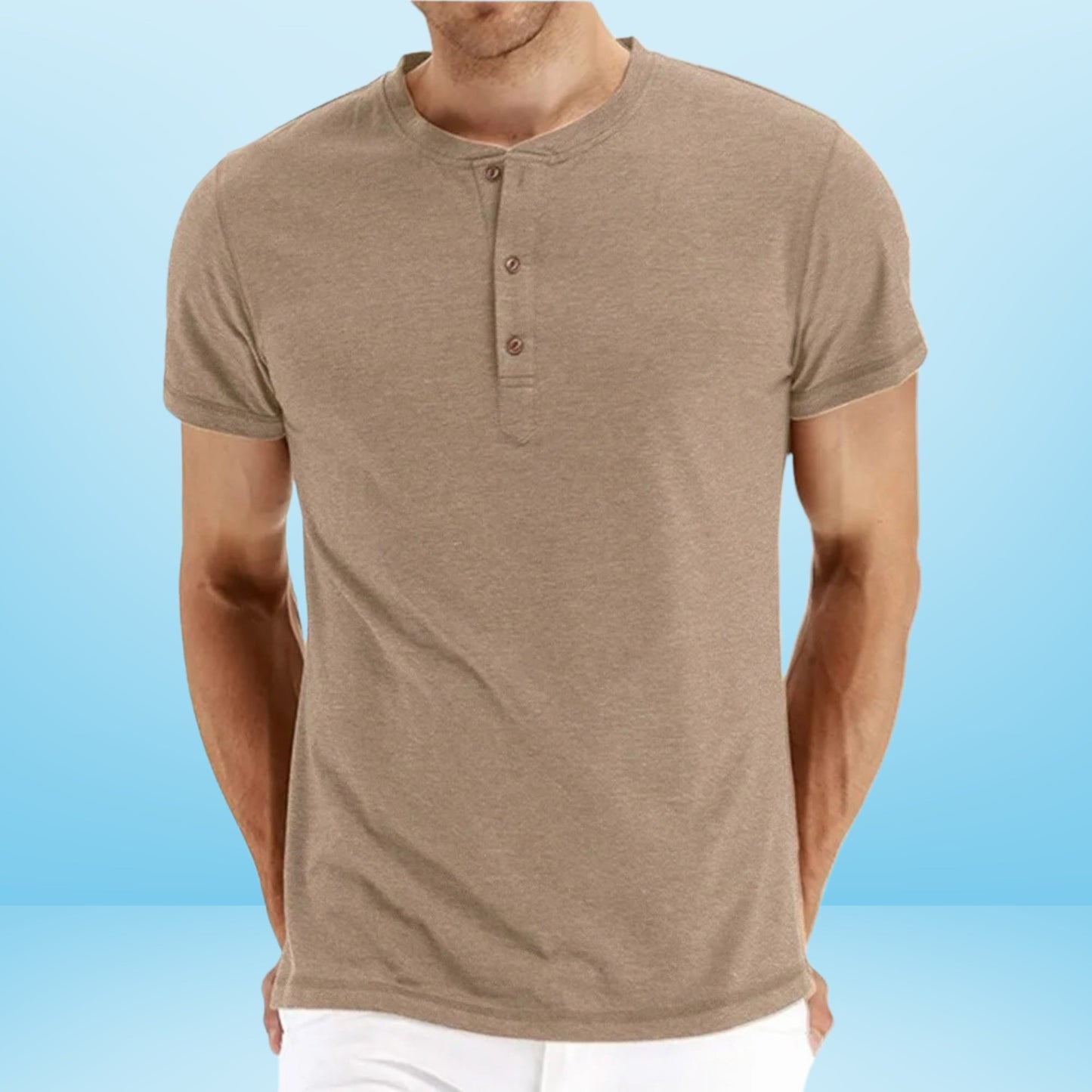 Bilgert - Tricou Elegant Cu Guler Rotund