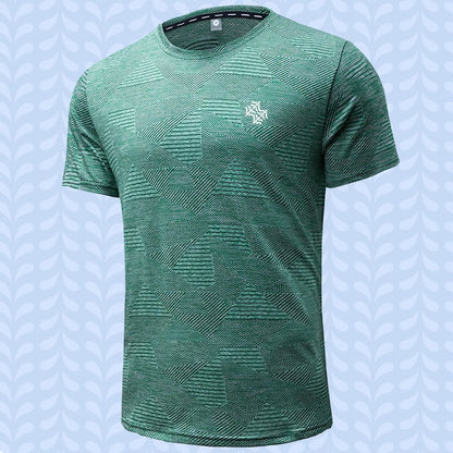 Artem - Tricou Casual Cu Mâneci Scurte și Guler Rotund