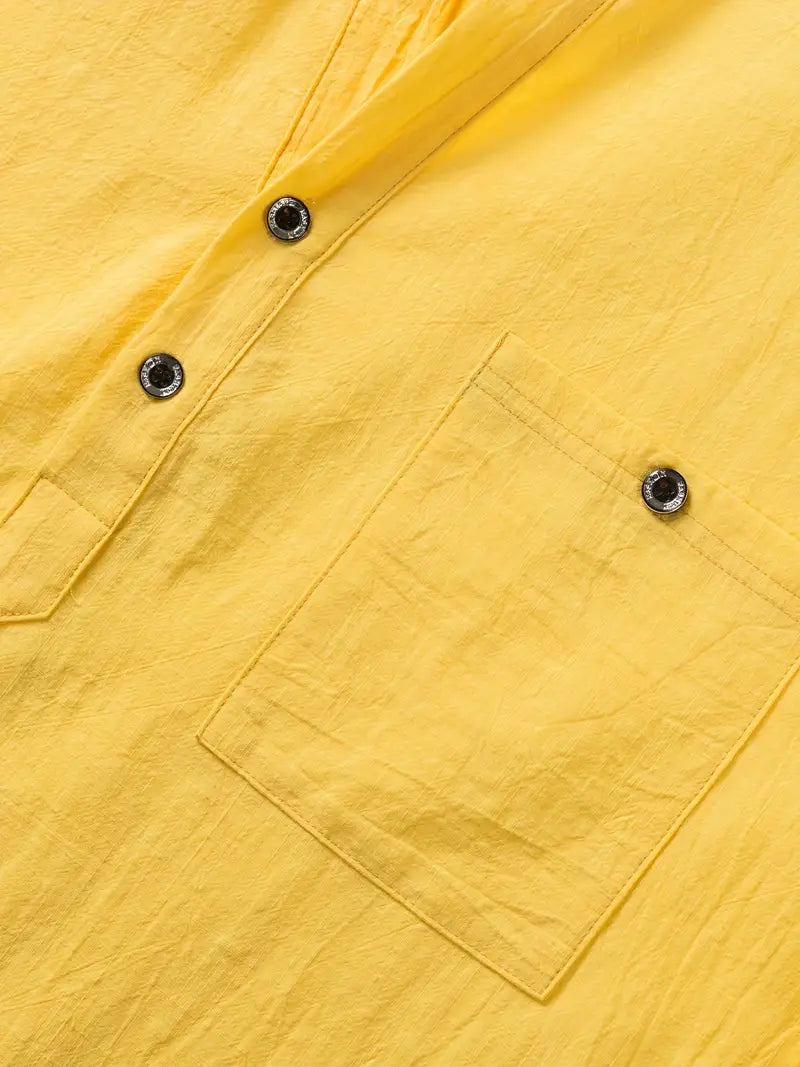 Vaughn - Cămașă Elegantă Cu Mâneci Scurte