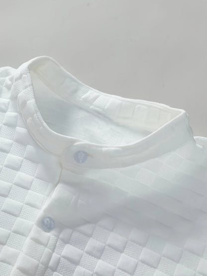 Zane - Set Casual De vară Cu Cămașă Cu Mâneci Scurte și Pantaloni Scurți