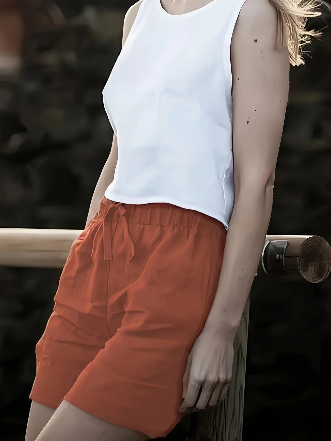 Niamh - Pantaloni Scurți Casual De Vară Cu Buzunar