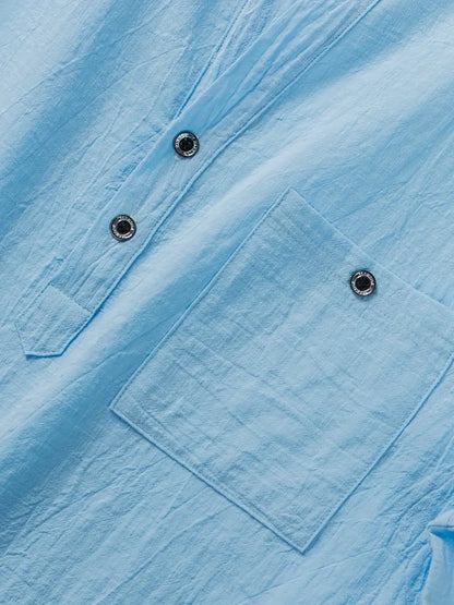 Vaughn - Cămașă Elegantă Cu Mâneci Scurte