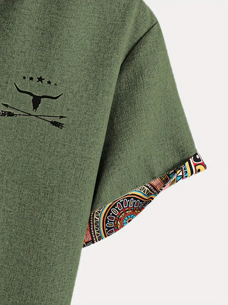 Murat - Cămașă Elegantă Cu Mâneci Scurte