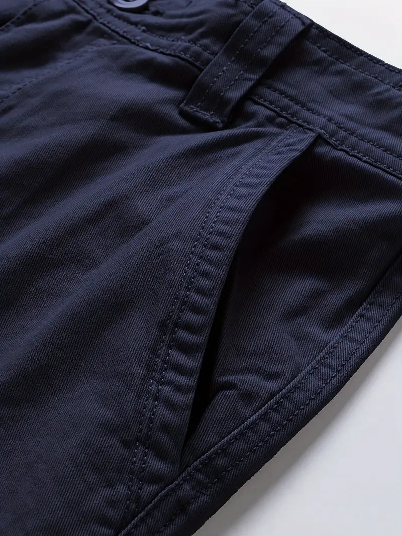 Mauro - Pantaloni Scurți Eleganți Cu Buzunare Multipl