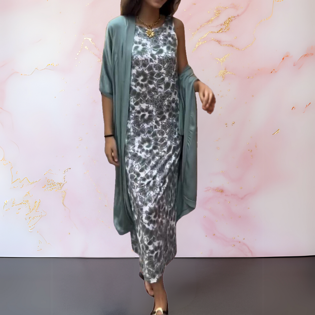 Melanie™ – Rochie Elegantă cu Vestă