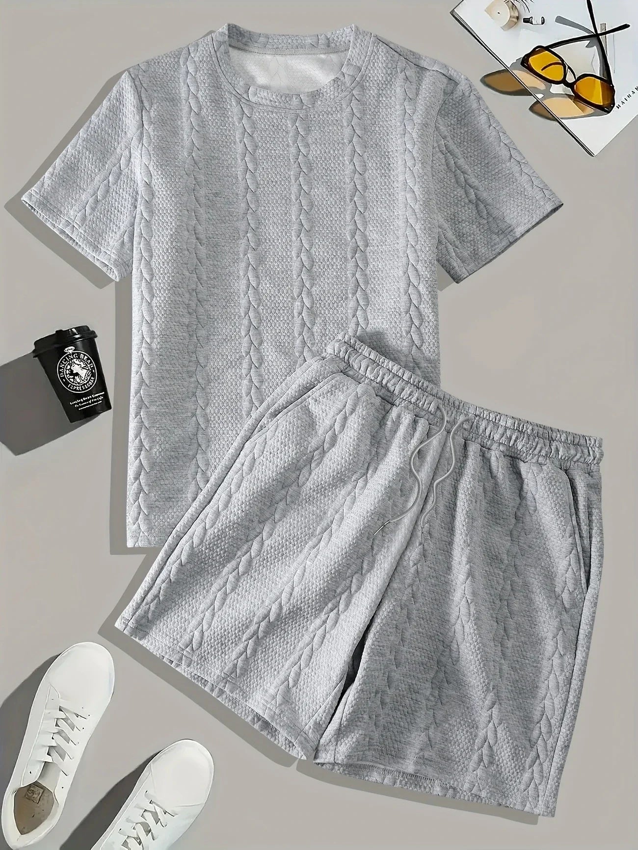 Archie - Set Casual Din Două Piese Tricotate