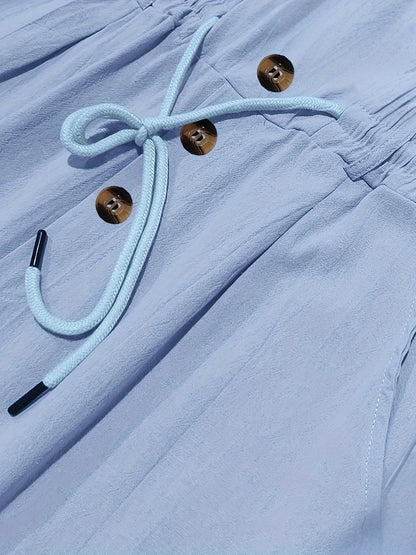 Aznar - Pantaloni Dezinvolt Din In Elastice