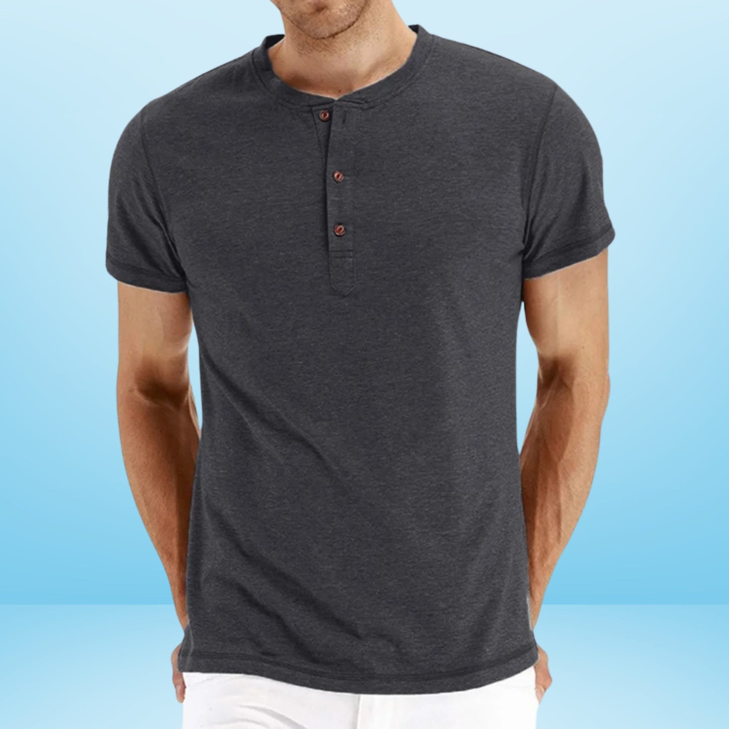 Bilgert - Tricou Elegant Cu Guler Rotund