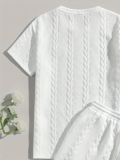 Archie - Set Casual Din Două Piese Tricotate