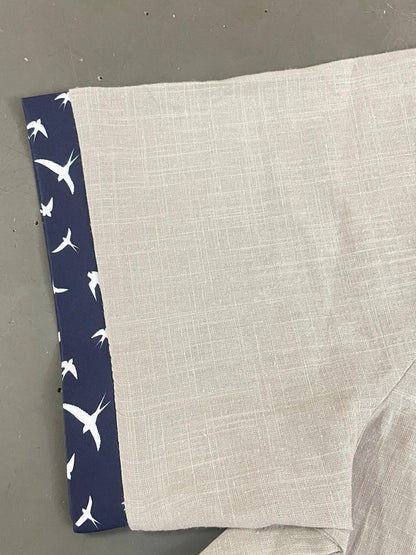 Trofim - Cămașă Elegantă Cu Imprimeu Cu Păsări Drăguțe