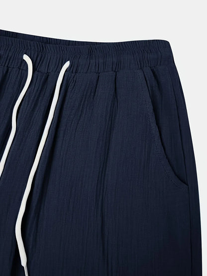 Bancroft - Pantaloni Scurți Eleganți Largi Cu Buzunare