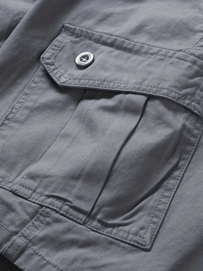 Mauro - Pantaloni Scurți Eleganți Cu Buzunare Multipl